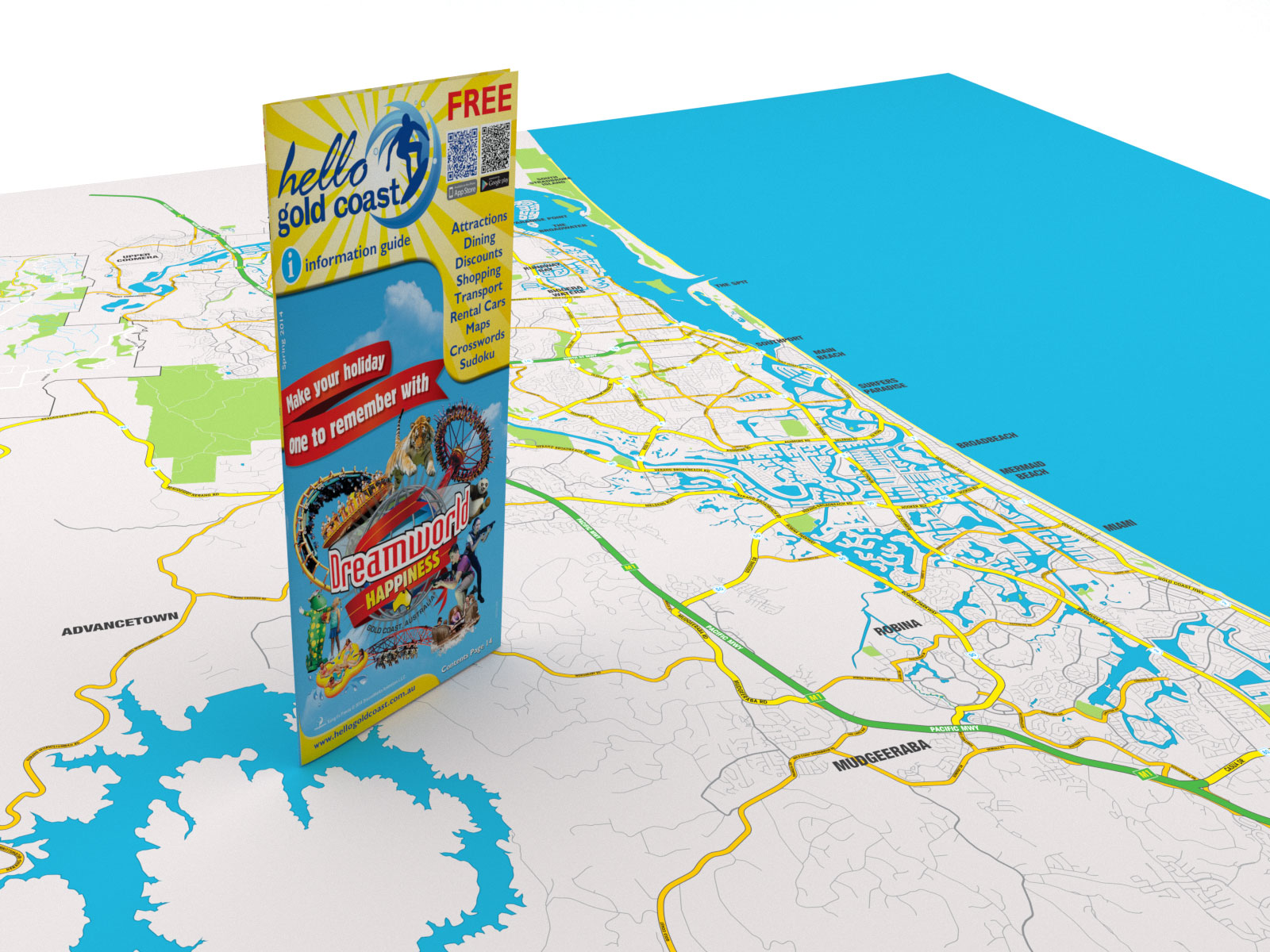 Free Tourist Maps for Print and Online